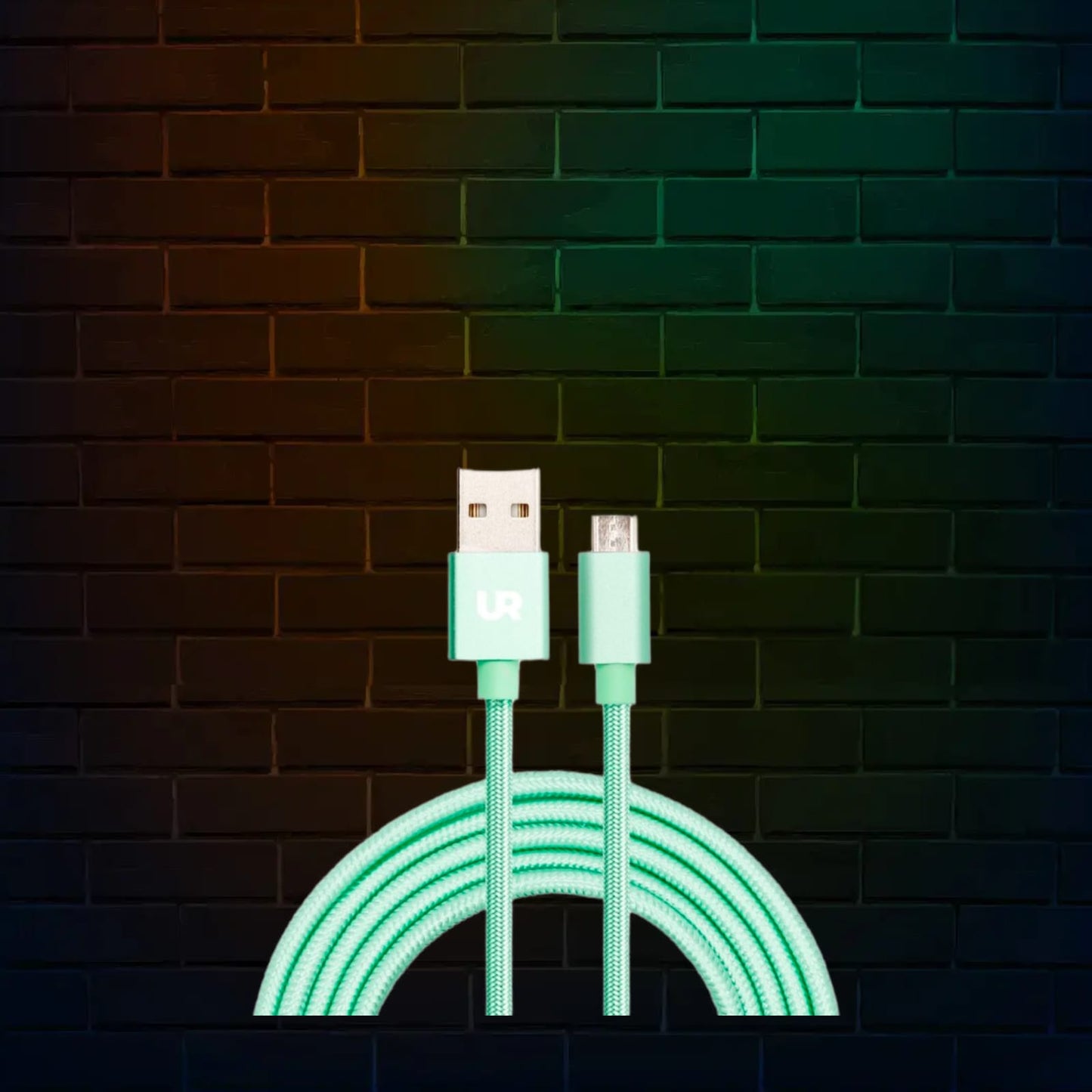 Cable Micro USB Verde | Carga Rápida y Durabilidad