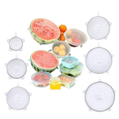 Pack de 6 Tapas de Silicona Reutilizables: Comodidad, Sostenibilidad y Frescura en tu Cocina